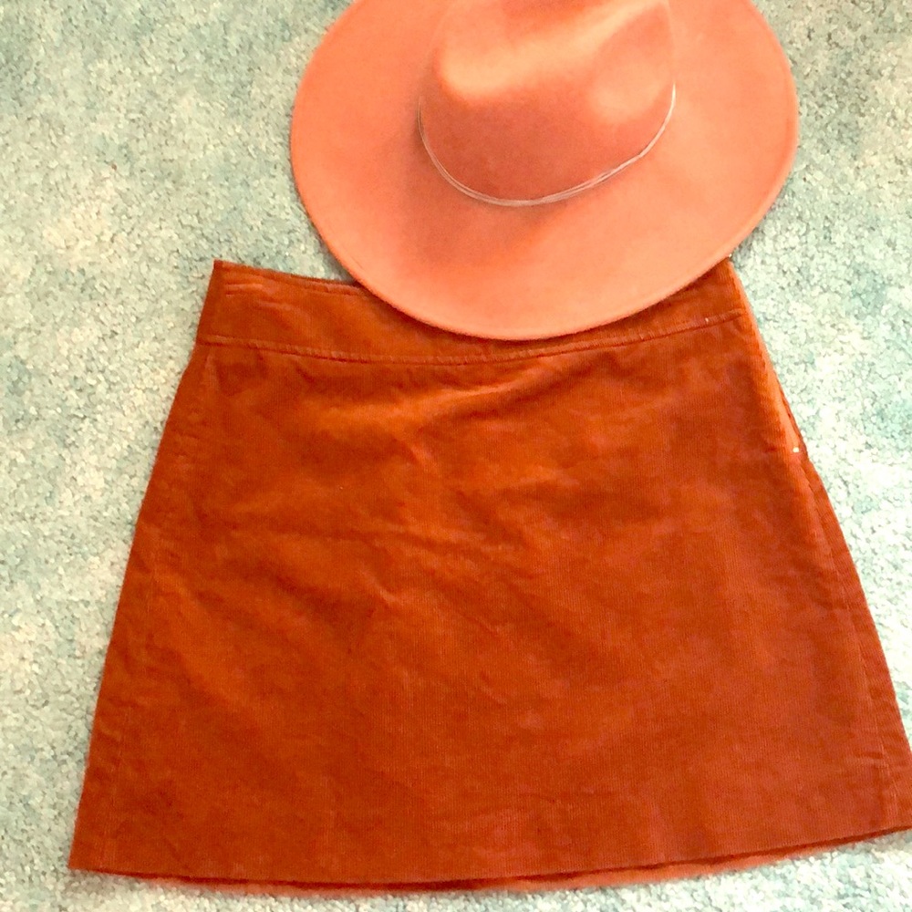 J crew corduroy mini skirt